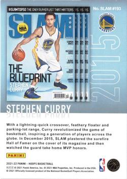 2021-22 Hoops - Slam #SLAM #193 Stephen Curry Back