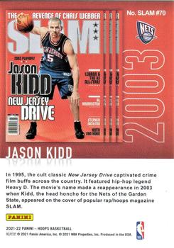 2021-22 Hoops - Slam Green Ice #SLAM #70 Jason Kidd Back