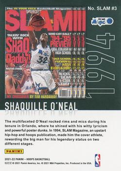2021-22 Hoops - Slam Holo #SLAM #3 Shaquille O'Neal Back