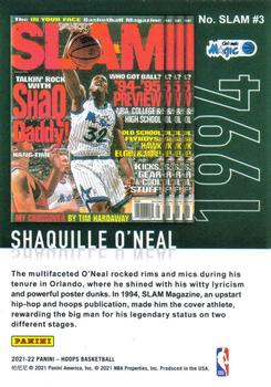 2021-22 Hoops Winter - SLAM #SLAM #3 Shaquille O'Neal Back