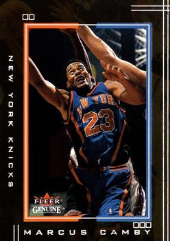 2001-02 Fleer Genuine #118 Marcus Camby Front