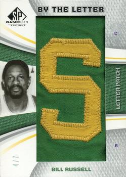 2005-06 SP Game Used - By the Letter #BL-BR Bill Russell Front