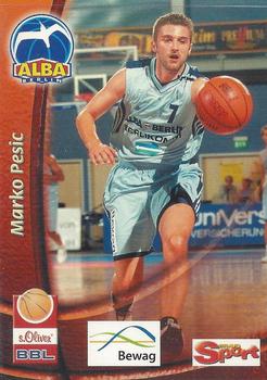 2002 City-Press Powerplay BBL Playercards #5 Marko Pesic Front