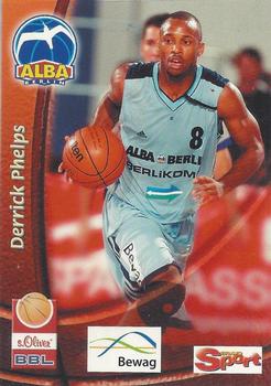 2002 City-Press Powerplay BBL Playercards #6 Derrick Phelps Front
