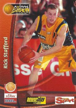 2002 City-Press Powerplay BBL Playercards #51 Rick Stafford Front