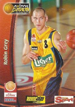 2002 City-Press Powerplay BBL Playercards #52 Robin Grey Front