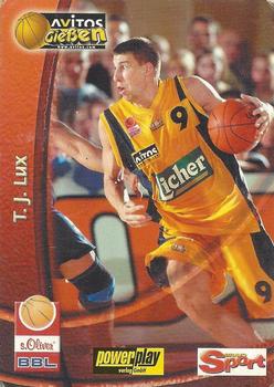 2002 City-Press Powerplay BBL Playercards #53 T.J. Lux Front