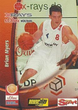2002 City-Press Powerplay BBL Playercards #66 Brian Myers Front