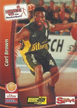 2002 City-Press Powerplay BBL Playercards #119 Carl Brown Front