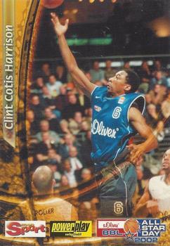 2002 City-Press Powerplay BBL Playercards - Allstars #AS3 Clint-Cotis Harrison Front
