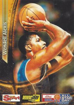 2002 City-Press Powerplay BBL Playercards - Allstars #AS7 Wendell Alexis Front
