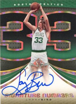 2005-06 SP Game Used - Signature Numbers #NU-LB Larry Bird Front