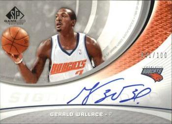 2005-06 SP Game Used - SIGnificance #SIG-GW Gerald Wallace Front