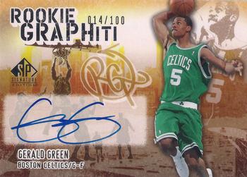 2005-06 SP Signature Edition - Rookie GRAPHiti #RG-GG Gerald Green Front