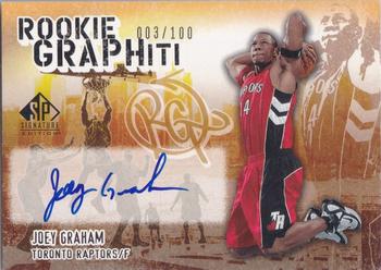 2005-06 SP Signature Edition - Rookie GRAPHiti #RG-JG Joey Graham Front