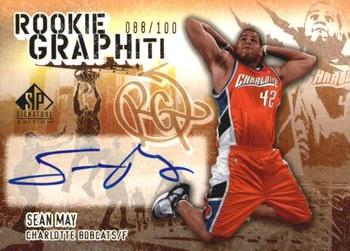 2005-06 SP Signature Edition - Rookie GRAPHiti #RG-SM Sean May Front