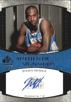 2005-06 SP Signature Edition - Signatures #AS-JH Julius Hodge Front