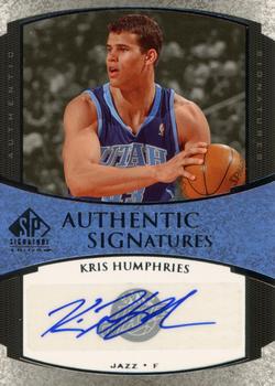 2005-06 SP Signature Edition - Signatures #AS-KR Kris Humphries Front