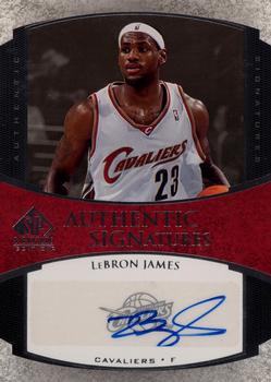 2005-06 SP Signature Edition - Signatures #AS-LJ LeBron James Front