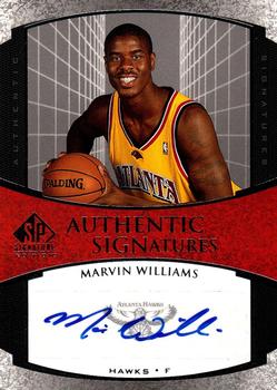 2005-06 SP Signature Edition - Signatures #AS-MW Marvin Williams Front