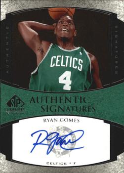 2005-06 SP Signature Edition - Signatures #AS-RG Ryan Gomes Front