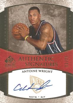 2005-06 SP Signature Edition - Signatures Gold #AS-AW Antoine Wright Front