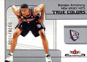 2001-02 Fleer Maximum #204 Brandon Armstrong Front
