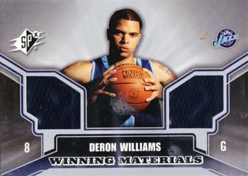 2005-06 SPx - Winning Materials #WM-DE Deron Williams Front
