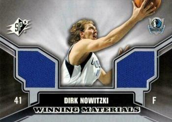 2005-06 SPx - Winning Materials #WM-DN Dirk Nowitzki Front
