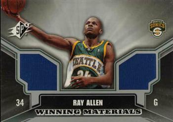 2005-06 SPx - Winning Materials #WM-RA Ray Allen Front