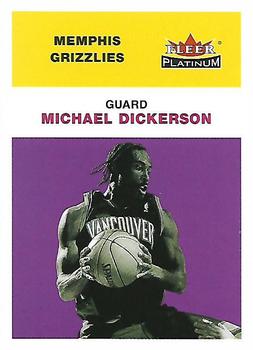 2001-02 Fleer Platinum #35 Michael Dickerson Front