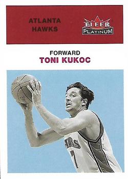 2001-02 Fleer Platinum #36 Toni Kukoc Front