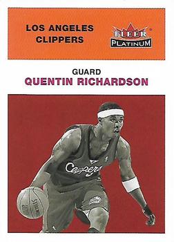 2001-02 Fleer Platinum #63 Quentin Richardson Front