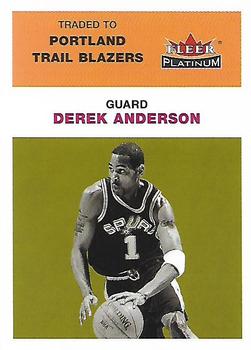 2001-02 Fleer Platinum #80 Derek Anderson Front