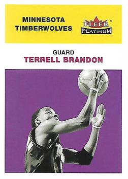 2001-02 Fleer Platinum #83 Terrell Brandon Front