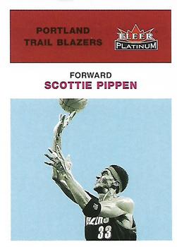 2001-02 Fleer Platinum #84 Scottie Pippen Front