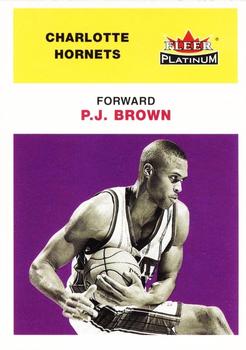 2001-02 Fleer Platinum #179 P.J. Brown Front