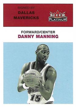 2001-02 Fleer Platinum #180 Danny Manning Front