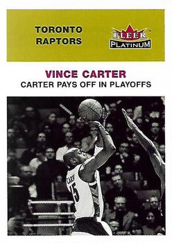 2001-02 Fleer Platinum #201 Vince Carter Front