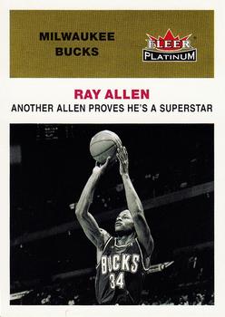 2001-02 Fleer Platinum #202 Ray Allen Front