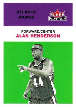 2001-02 Fleer Platinum #8 Alan Henderson Front