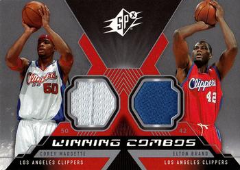 2005-06 SPx - Winning Materials Combos #WC-MB Corey Maggette / Elton Brand Front