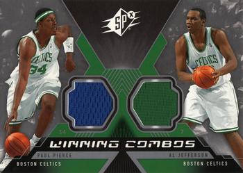 2005-06 SPx - Winning Materials Combos #WC-PJ Paul Pierce / Al Jefferson Front