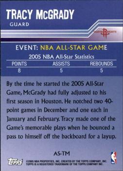 2005-06 Topps - All-Star Altitude #AS-TM Tracy McGrady Back
