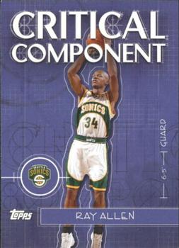 2005-06 Topps - Critical Component #CC1 Ray Allen Front