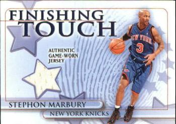2005-06 Topps - Finishing Touch Relics #FT-SM Stephon Marbury Front