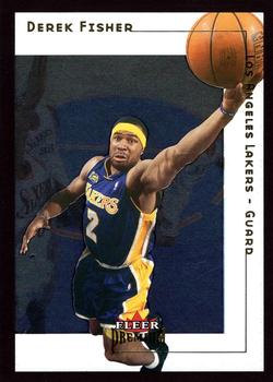 2001 Fleer Showcase #20 Derek Fisher Los Angeles Lakers