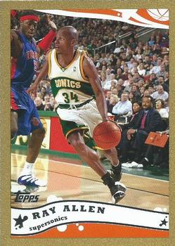 2005-06 Topps - Gold #14 Ray Allen Front