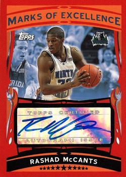 2005-06 Topps - Marks of Excellence #ME-RM Rashad McCants Front