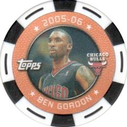 2005-06 Topps NBA Collector Chips #NNO Ben Gordon Front